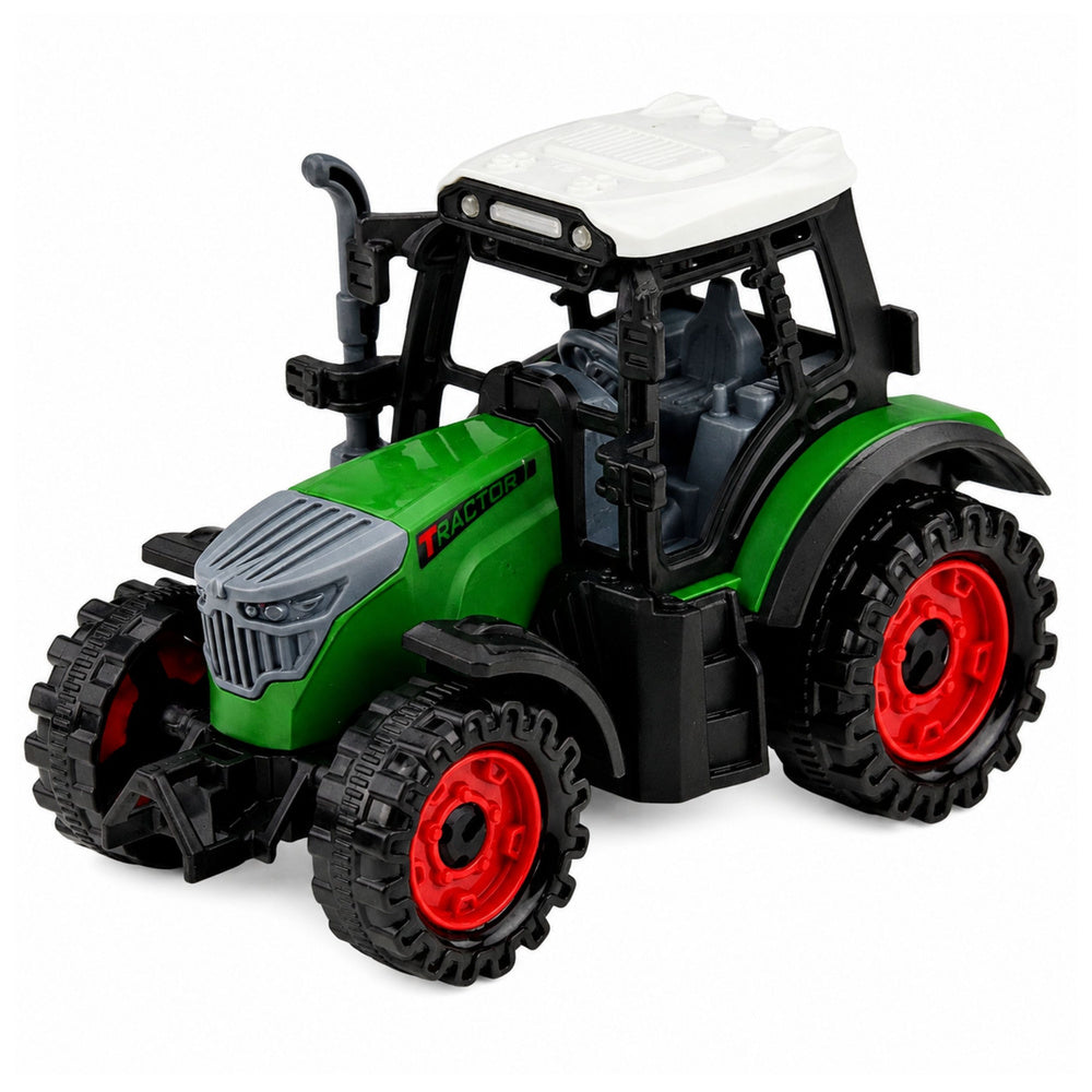 Rotaļu traktors ar kokvedēja piekabi, 35 cm