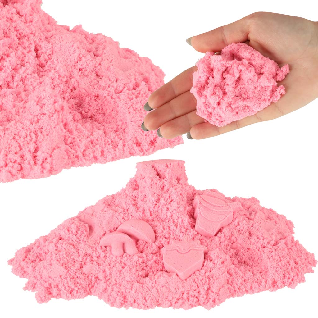 1kg kinētiskās smiltis, neitrālā krāsā