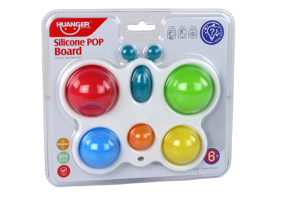 Pop-It sensorā rotaļlieta – tauriņš