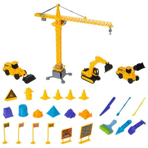 Sensoro smilšu un būvniecības auto komplekts