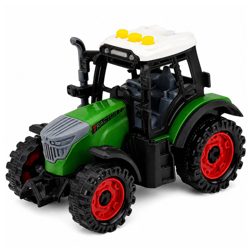 Rotaļu traktors ar piekabi, gaismu un skaņu, 35 cm