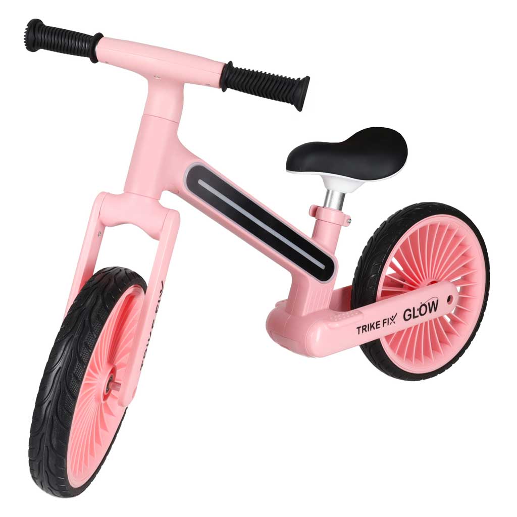 Balansa velosipēds Trike Fix Glow LED, rozā