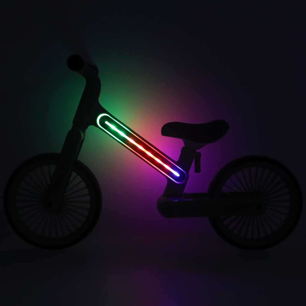 Balansa velosipēds Trike Fix Glow LED, rozā