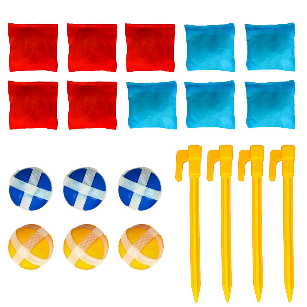 Velkro spēle ar bumbiņām un smaguma maisiņiem