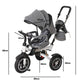 Trike Fix trīsritenis V3, 360° krēsla apgriešana, pelēks