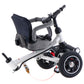 Trike Fix trīsritenis V3, 360° krēsla apgriešana, pelēks